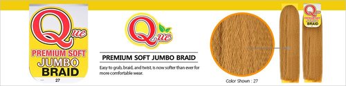 MULTI PACK DEALS! Milky Way Synthetic Hair Que Premium Soft Jumbo Braid (4-PACK, 1B)