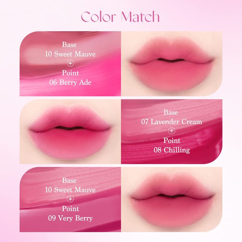 dasique Water Blur Tint #09 Very Berry | Berry Smoothie Collection | Vegan, Cruelty-free | Watery formula transfroming into silky finish