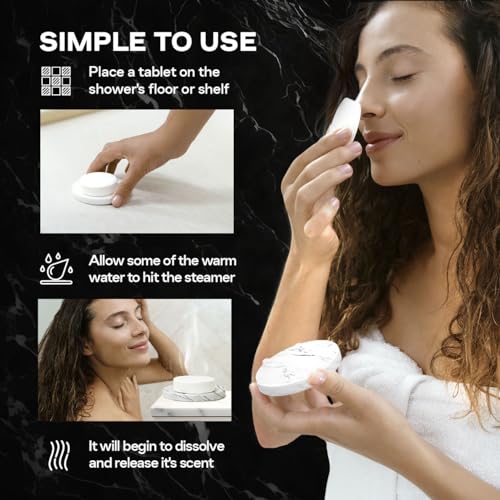 Shower Steamers Aromatherapy Gift Set for Women & Men (Eucalyptus)