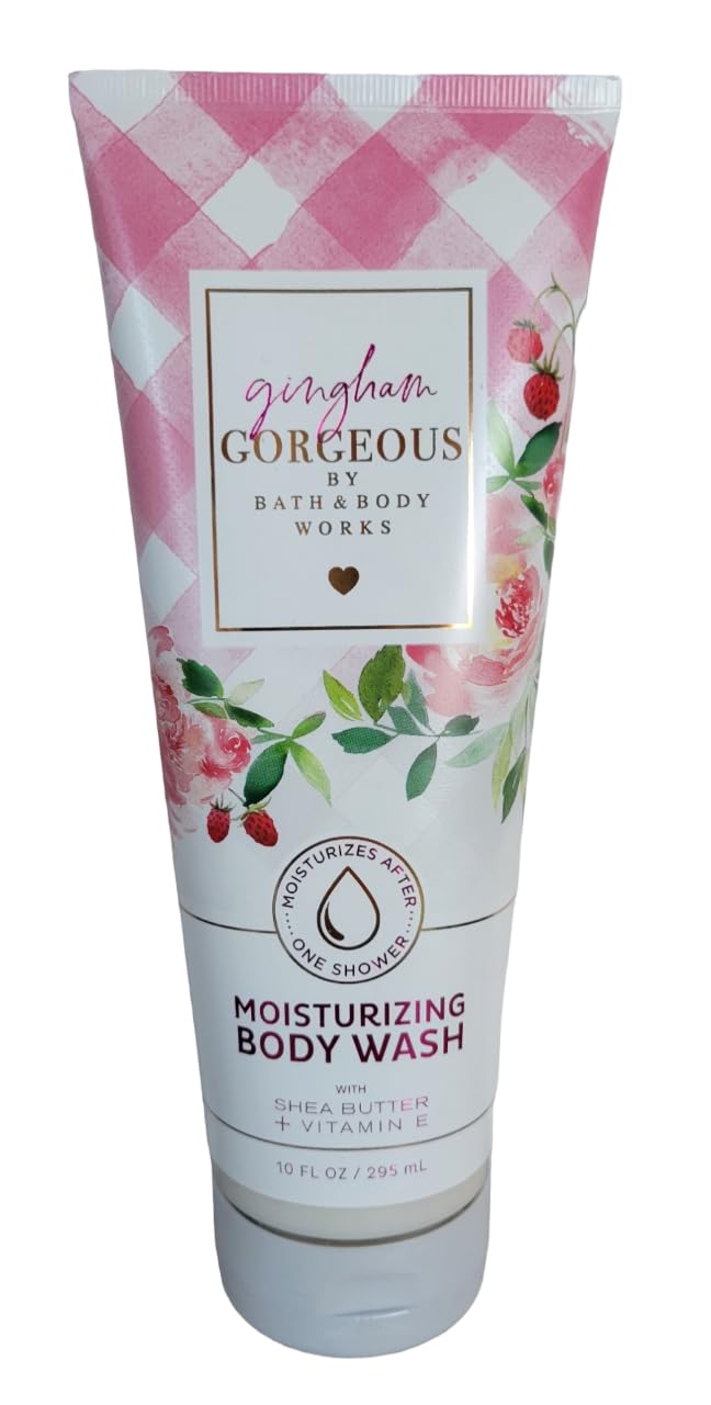 Bath & Body Works Gingham Gorgeous Moisturizing Body Wash 10 oz (Gingham Gorgeous)