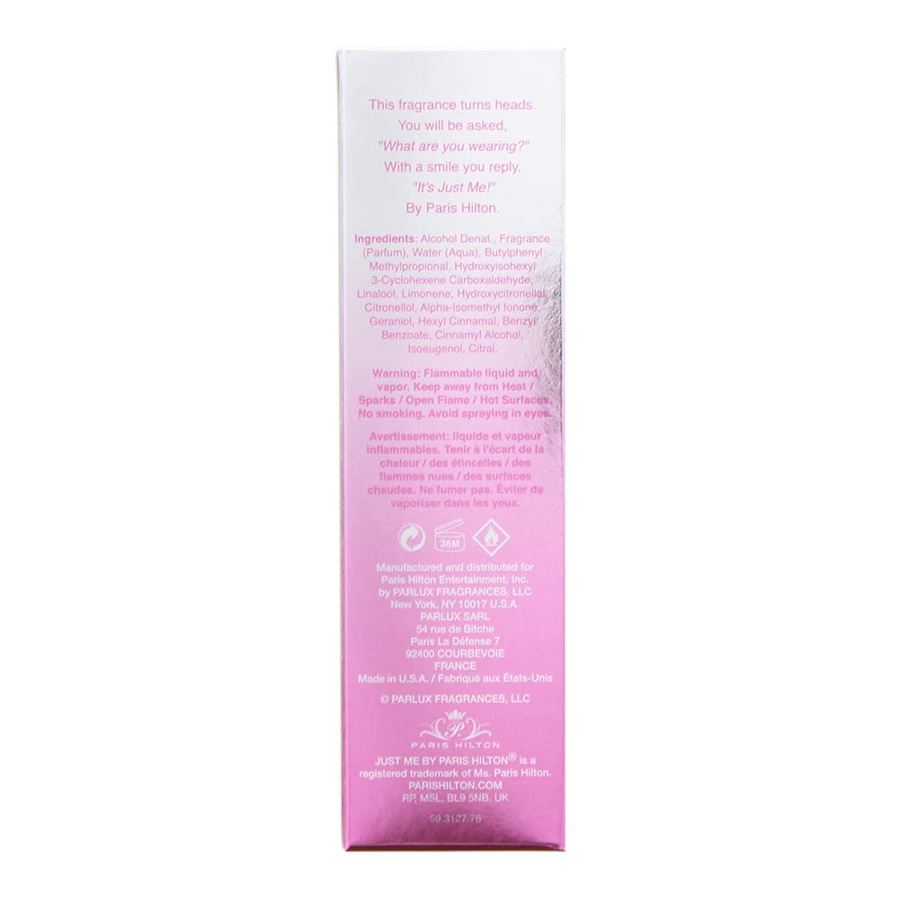 Paris Hilton Just Me Eau De Parfum Spray 3.4 Ounces