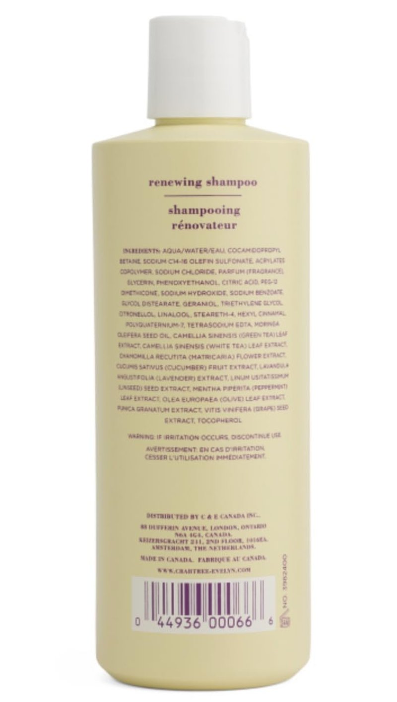 Crabtree & Evelyn Verbena & Lavender De Provence Renewing Shampoo 16.2 fl oz