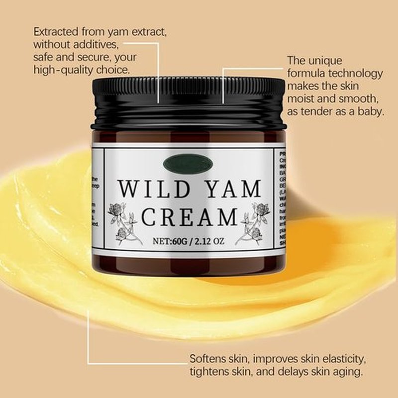 Generic Wild Yam Cream, Organic Wild Yam Cream All Natural Deep Moisturization (1Pcs/60g)