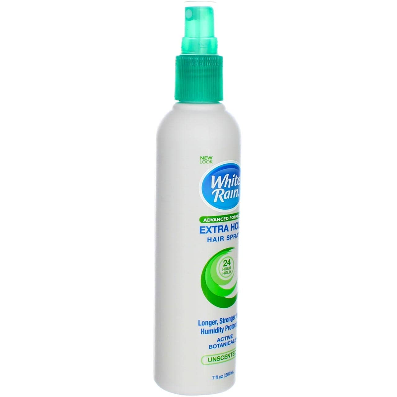 White Rain Hairspray Extra Hold Unscented, 7 oz (Pack of 8), Aerosol Hairspray for Women & Men, Humidity Resistant, Fragrance-Free, Non-Sticky, Finishing Hair Spray Extra Hold for All Hair Types