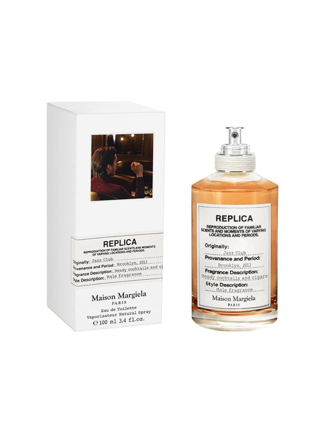 Maison Margiela REPLICA Jazz Club Eau de Toilette for Men - .34 oz. Travel Spray