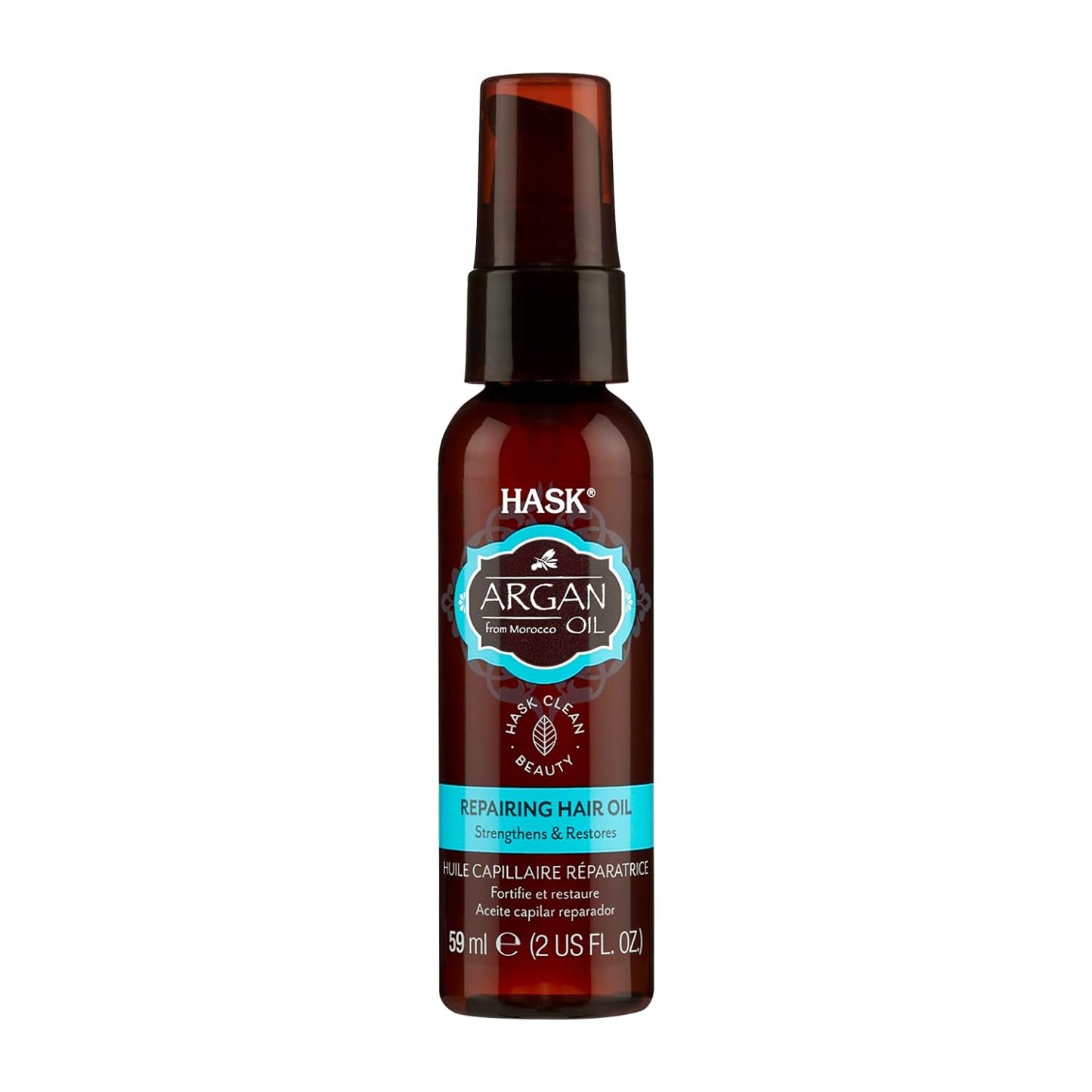 Hask Argan Oil Repairing Shine Hair Oil 5/8 oz (Pack of 12)