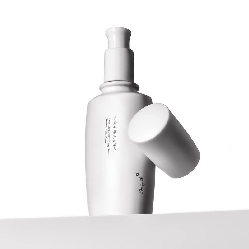 Sulwhasoo First Care Starter Kit: First Care Activating Serum Baekja, Gentle Cleansing Foam, Travel Sized, Hydrate, Nourish