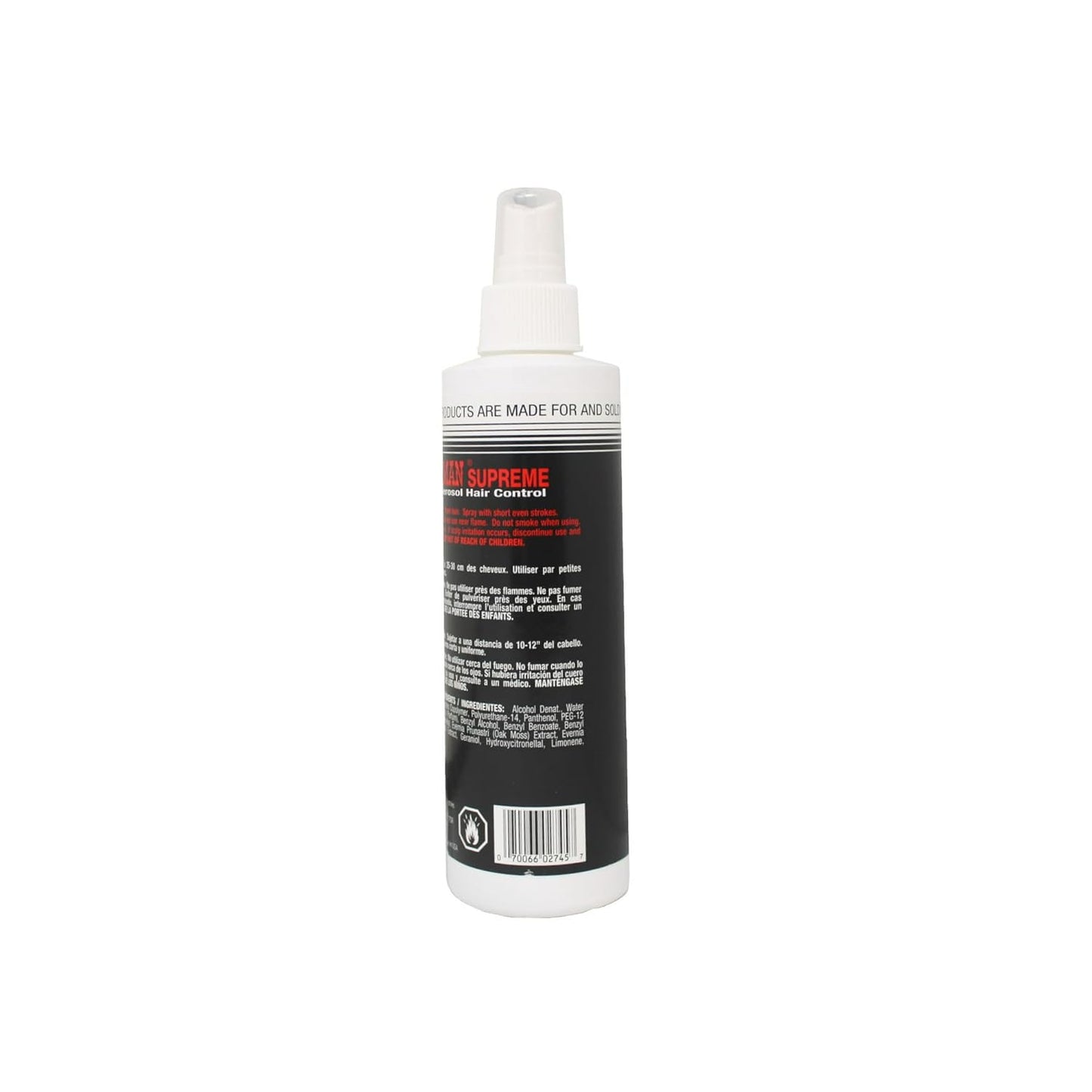 Clubman Supreme Non-Aerosol Styling & Grooming Spray 8 oz (Pack of 4)