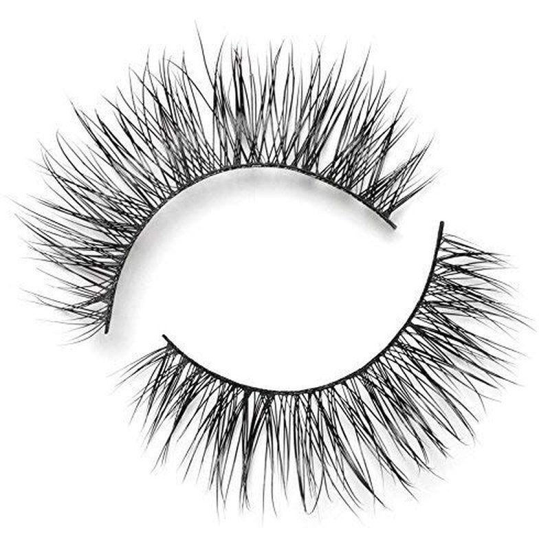 Lilly Lashes in Diamonds - Natural Looking Lashes Mink | False Eyelashes | Lite Wispy Lashes | Fake Lashes | Eyelashes Natural Look | Strip Lashes | Round Shape | 15mm length, Reusable Up to 15 wears