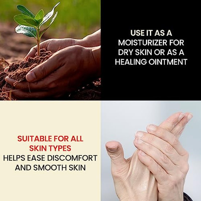 Dr. Hess' 1893 Original Udder Ointment, All-Purpose Nourishing Body Moisturizer for Healing Dry, Irritated Skin, Cracked Heels, Rashes, Chafing with Lanolin, Beeswax, & Eucalyptus Oil, 1.4 oz 4 Pack
