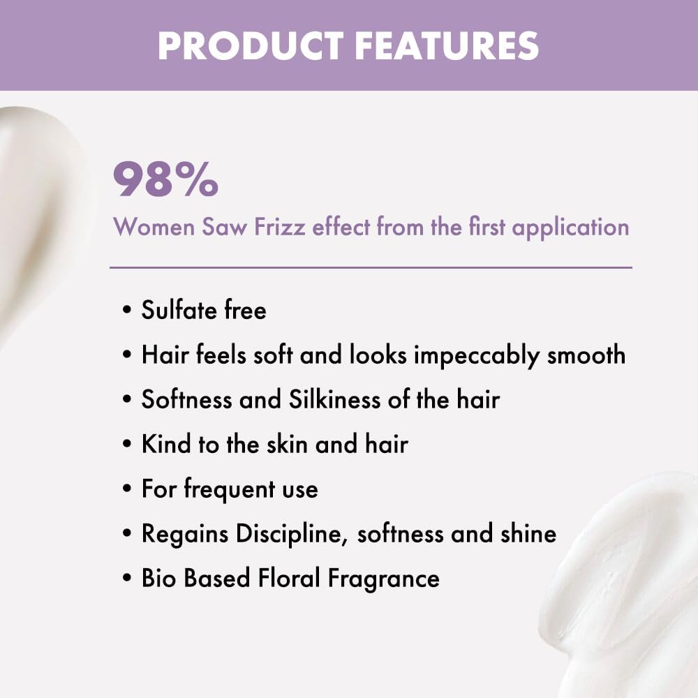 ALFAPARF MILANO Semi Di Lino Smoothing Sulfate Free Shampoo - Anti Frizz Hair Care & Cleansing Shampoo to Revitalize Dry Hair & Restore Shine