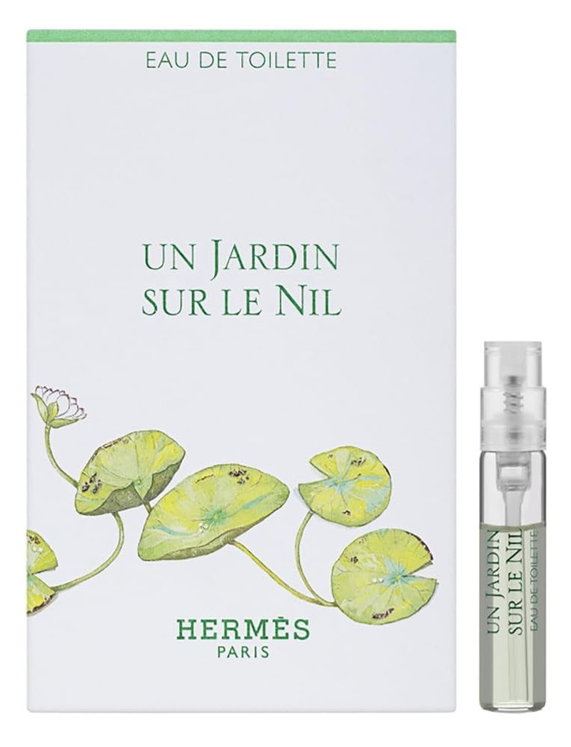Hermes Un Jardin Sur Le Nil Eau De Toilette Vial Spray for Women, 2.0 ml