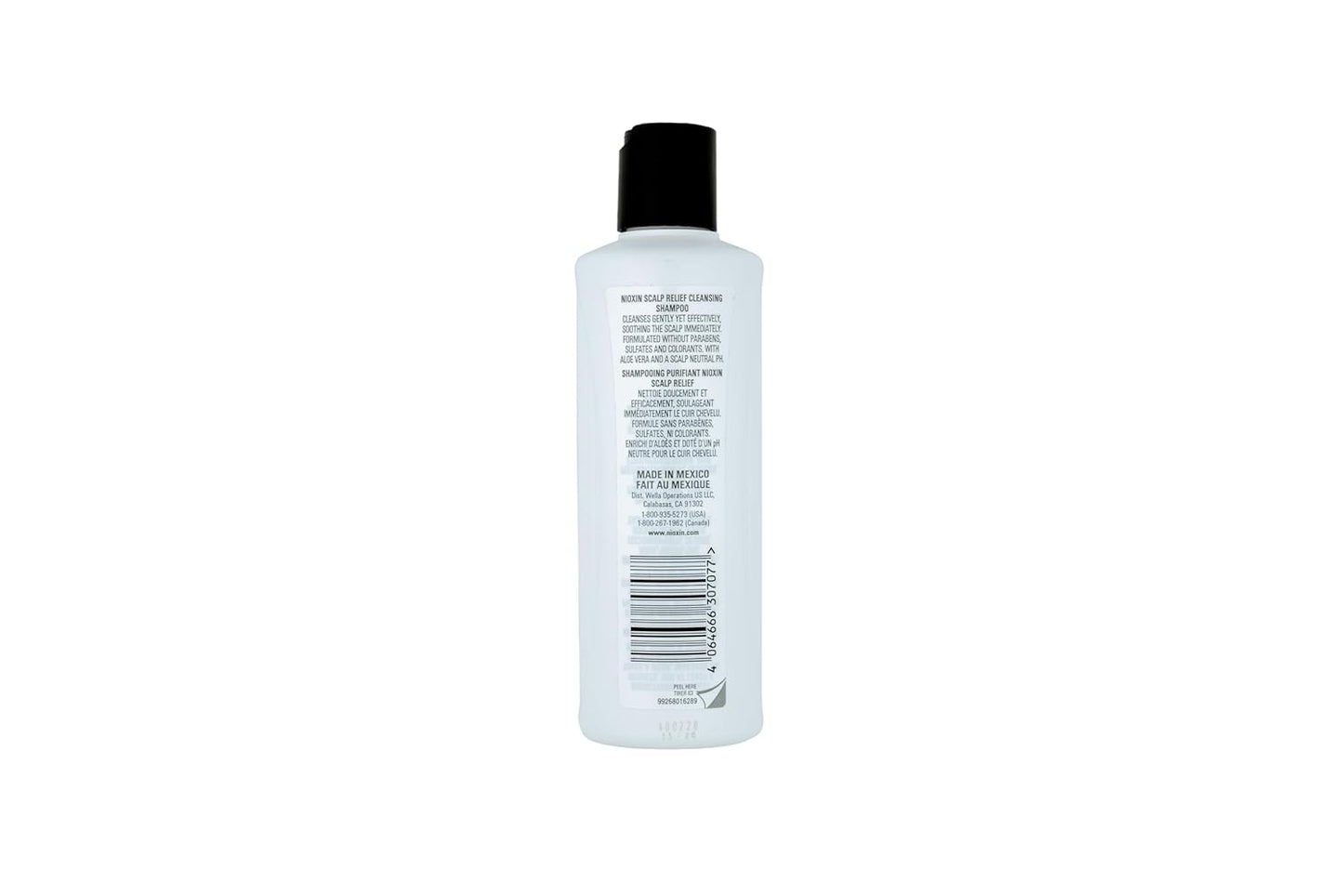 Nioxin Scalp Relief Cleansing Shampoo | Soothes, Hydrates, & Thickens Hair | For Sensitive, Dry, & Itchy Scalp | Made with Aloe Vera & Vitamin E