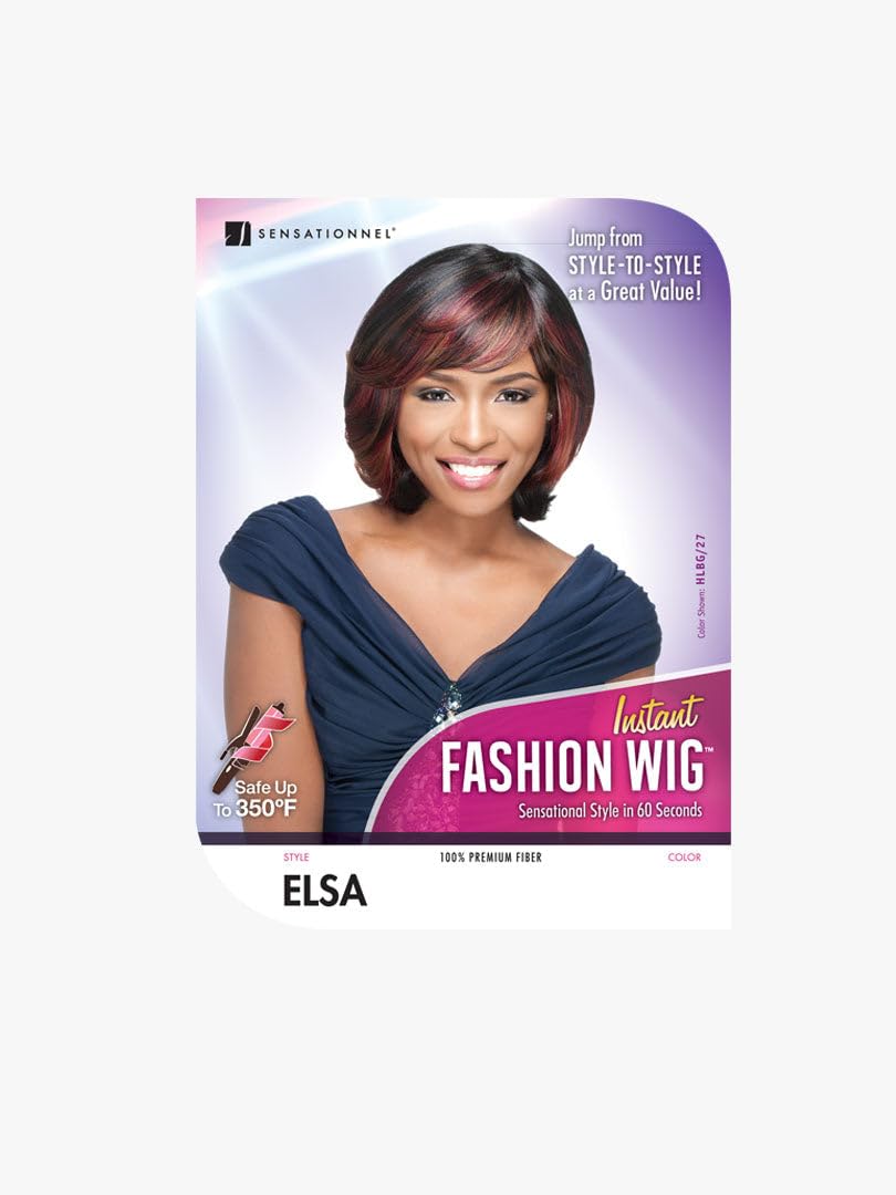 Sensationnel Synthetic Hair Wig Instant Fashion Wig Elsa (1B)