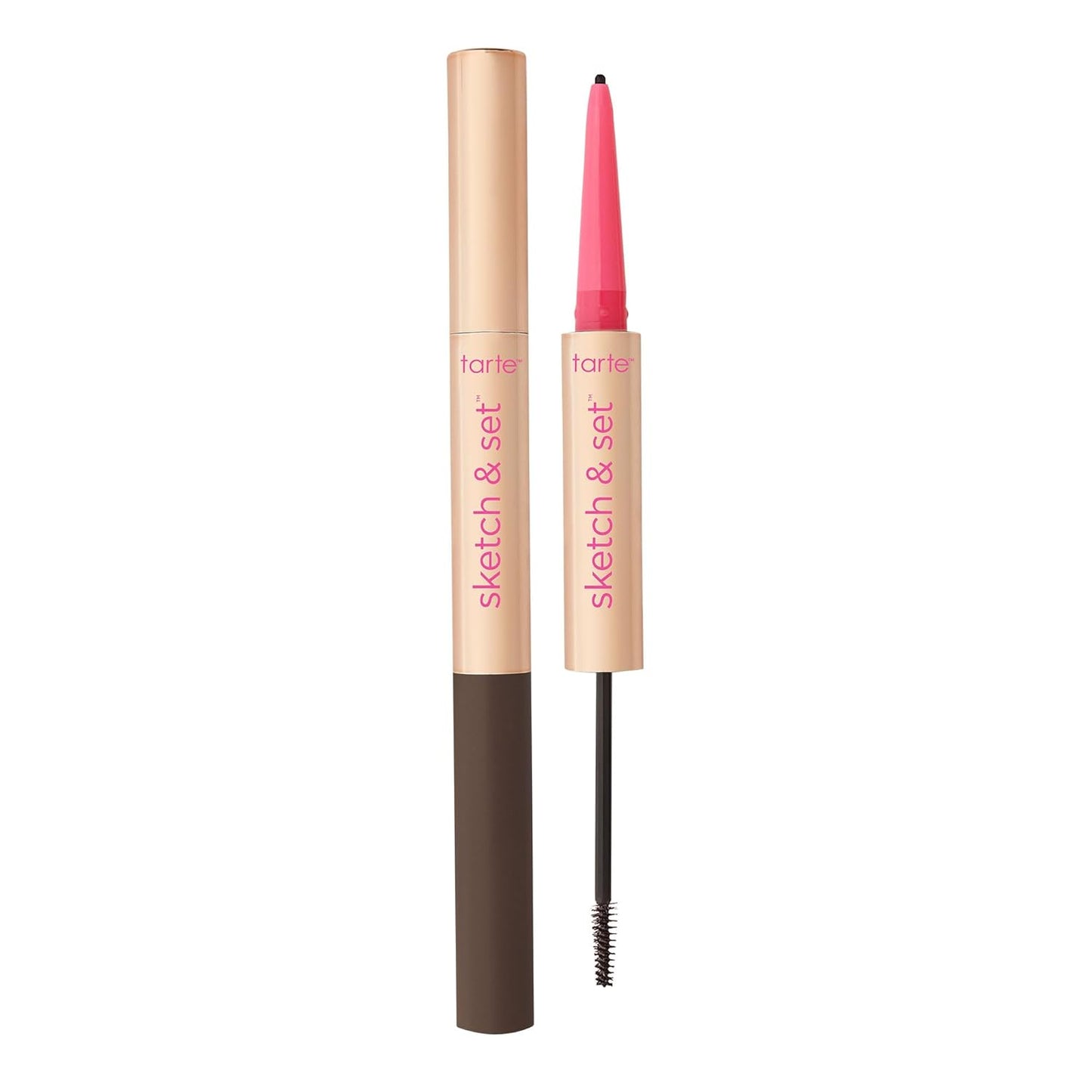 tarte big ego sketch and set brow pencil and tinted gel