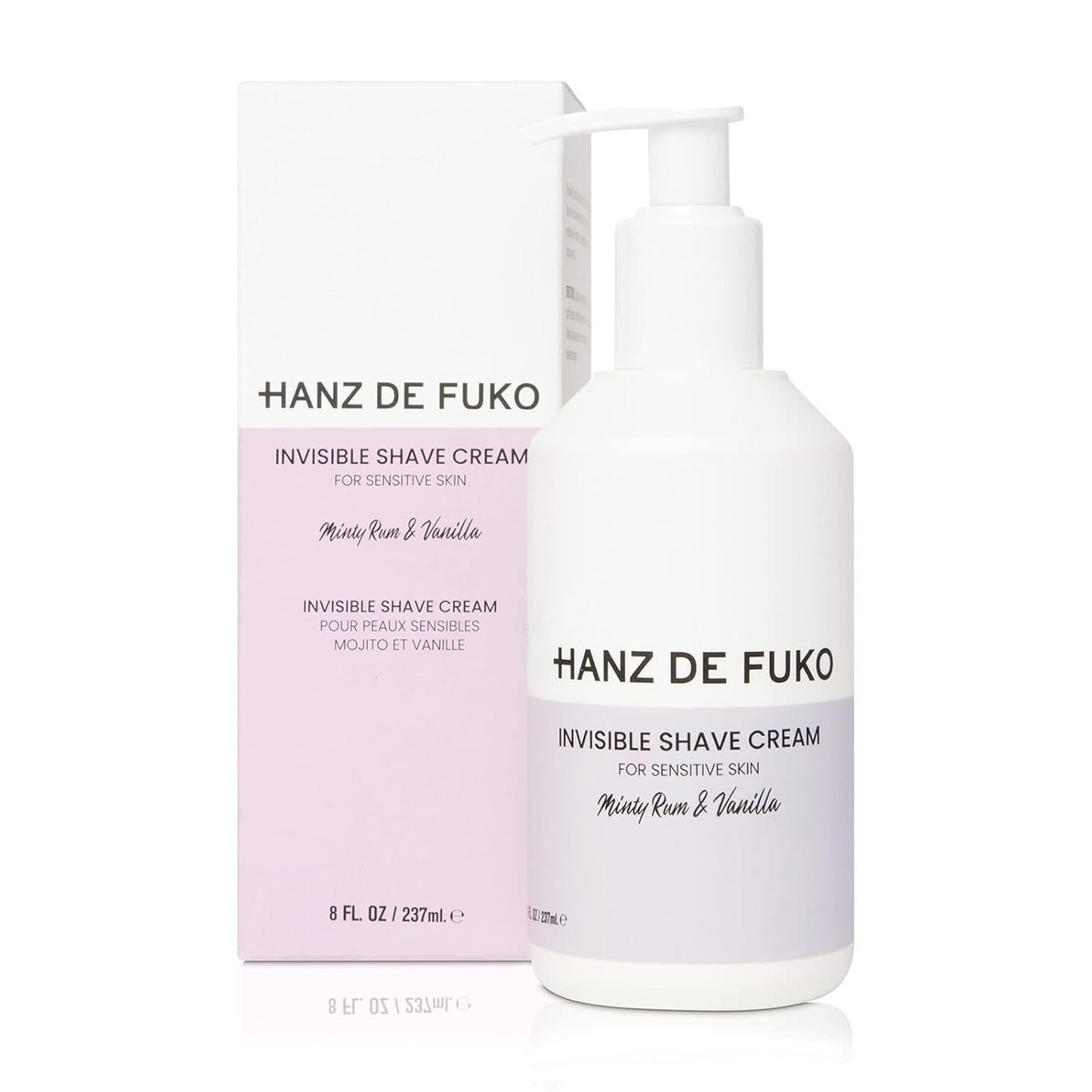 Hanz de Fuko Gentle Face Wash for Men & Women – Citrus & Creme Premium Facial Cleanser, Great for Sensitive Skin – Hypoallergenic Formula with Aloe Vera, Clove, Acai – Sulfate and Paraben Free – 8 oz.