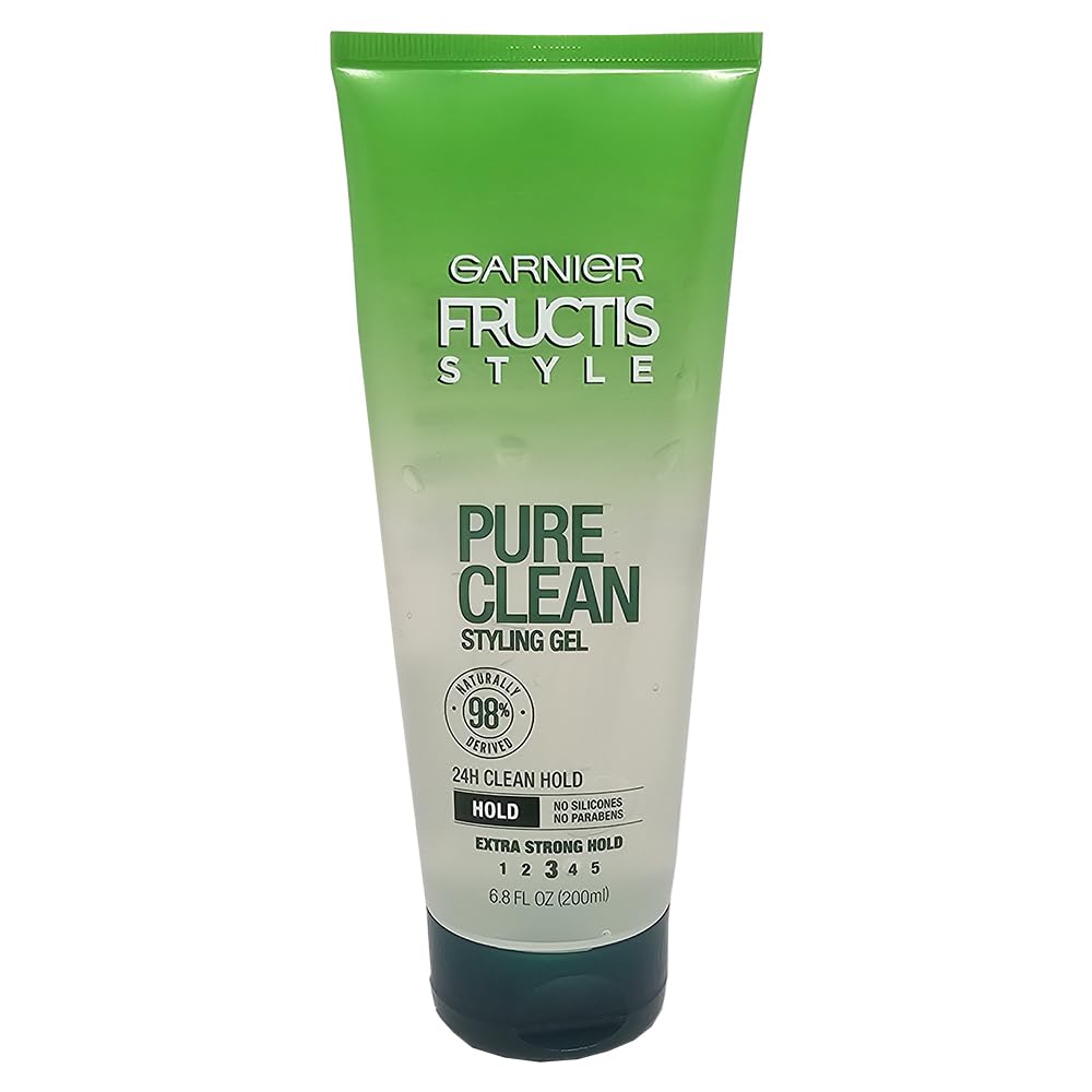Garnier Fructis Style Pure Clean Styling Gel, 6.80 Oz ( Pack of 6)