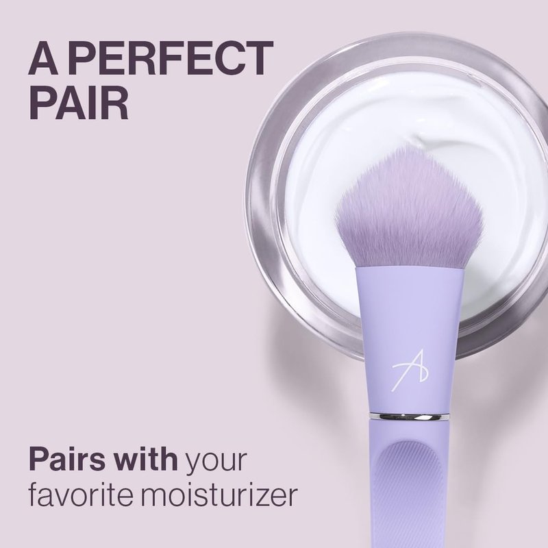 Anisa Beauty Pinnacle Skin Brush | Facial Skincare Brush for Moisturizing Cream, Lotion & Gel Application | Soft, Vegan & Cruelty-Free Fibers for Smooth, Even Skin Prep