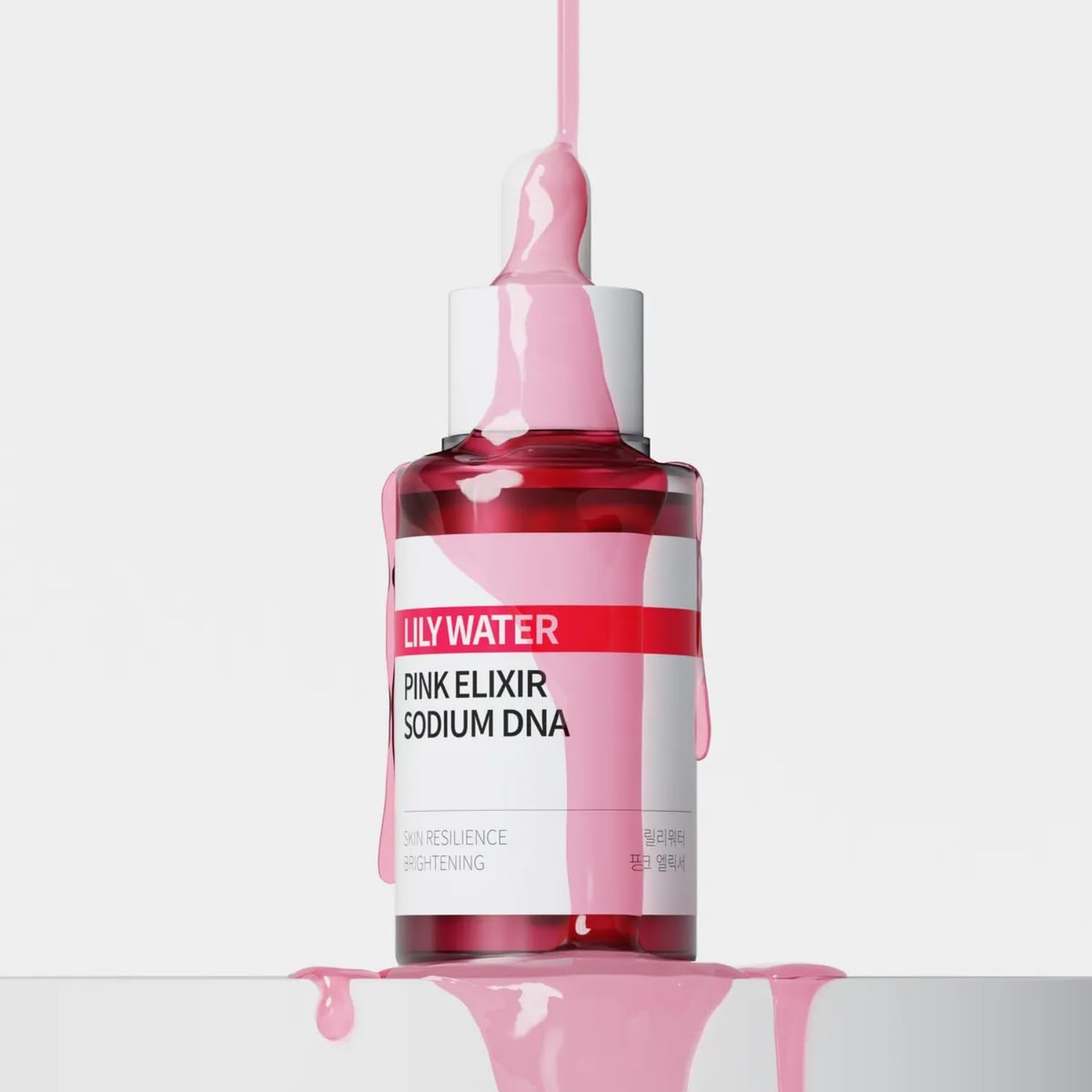 Ph. Hubby Lily Water Pink Elixir Serum with Sodium DNA – Revitalizing Ampoule for Radiant, Dewy Glow Skin (45ml / 1.52 fl. oz)