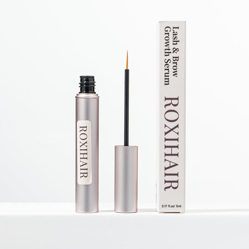 ROXIHAIR Dissolving Advanced Lash & Brow Serum - 5ml EyeLash for Eyelash Growth with Biotin, Extra Strength Formula, Fast Noticeable Results, Eyebrow Growth for Women & Men