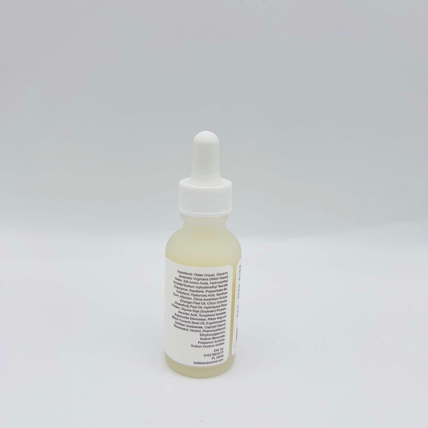 Katz Beauty Hydrating Serum with Hyaluronic Acid & Resveratrol - Plumping Face Serum for Dry, Sensitive Skin, Moisturizing Glow for Women & Men, 1 fl oz