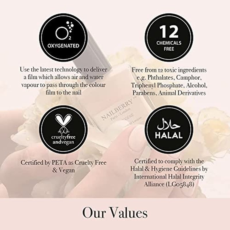 Nail Polish Oxygenated Nail Lacquer - Stone 15ml