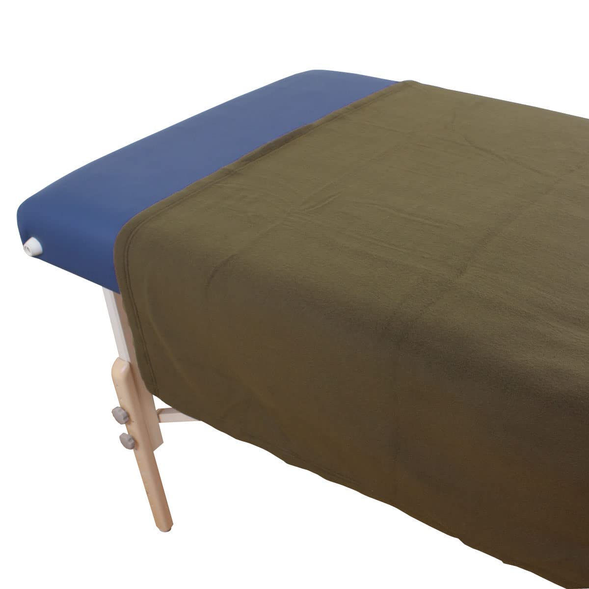 Body Body Linen's Gentility™ Polar Fleece Massage Table Blanket, Warm, Cozy and Plush Spa Blankets. Create that Perfect Atmosphere. 54 x 80 inches, 100% Polyester - Chocolate