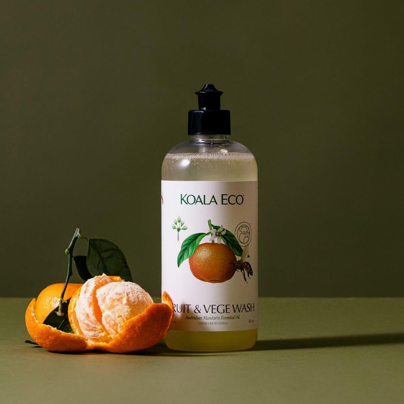 Koala Eco Fruit & Vegetable Wash - with Australian Mandarin Essential Oil - 24oz