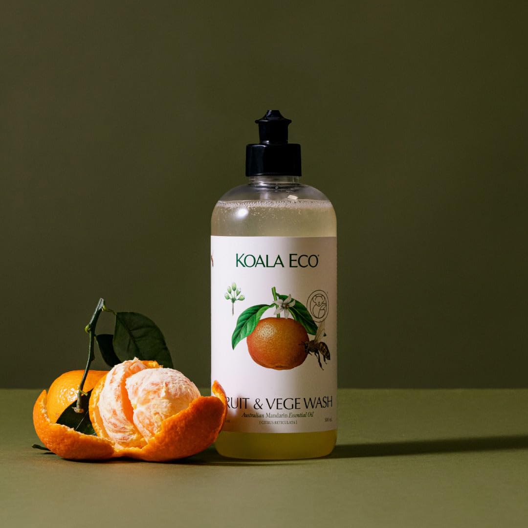 Koala Eco Fruit & Vegetable Wash - with Australian Mandarin Essential Oil - 24oz