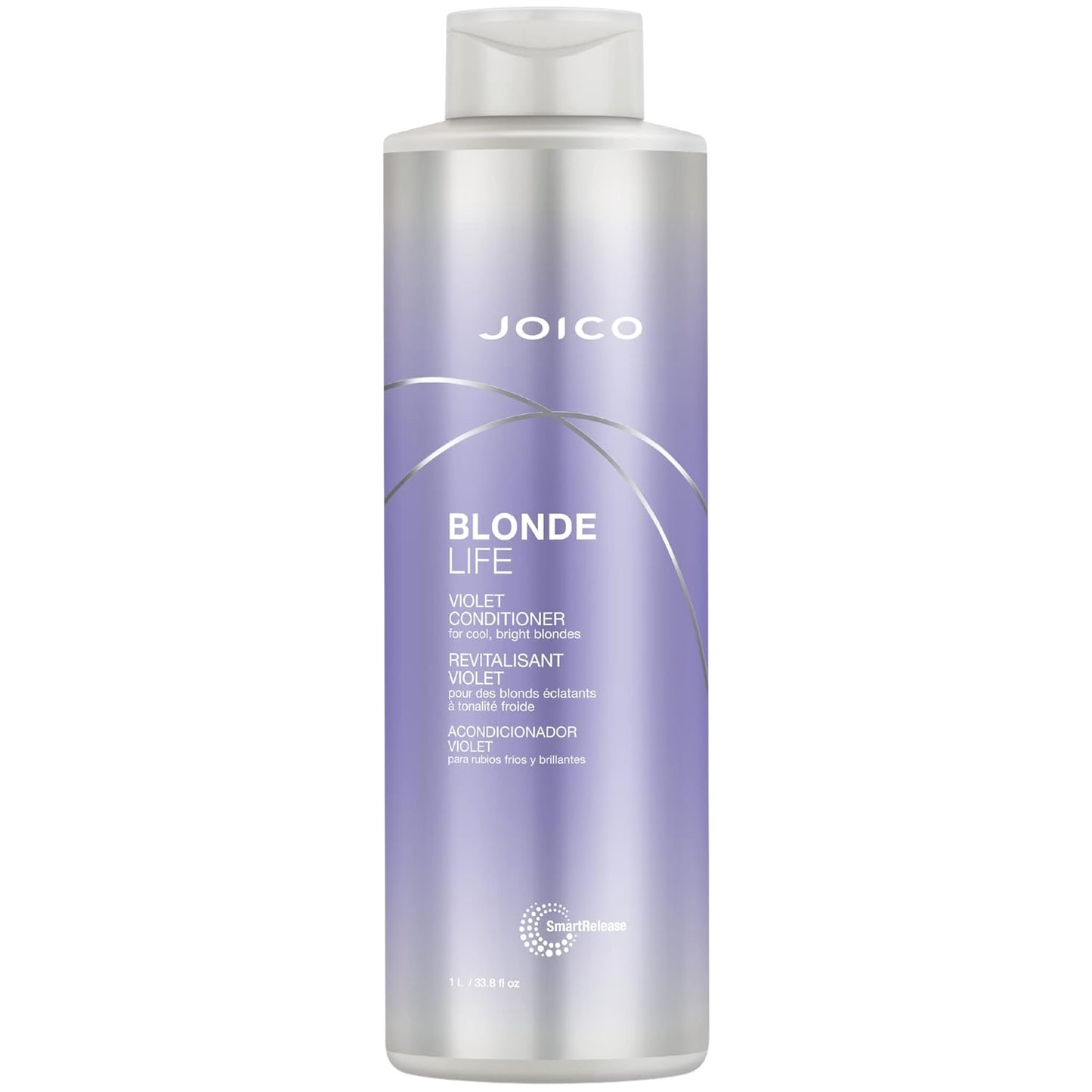 Joico Blonde Life Violet Conditioner | For Cool & Bright Blonde Hair | Neutralize Brassy Tones | Banish Yellow Tones | Boost Shine | Sulfate Free | With Monoi & Tamanu Oil
