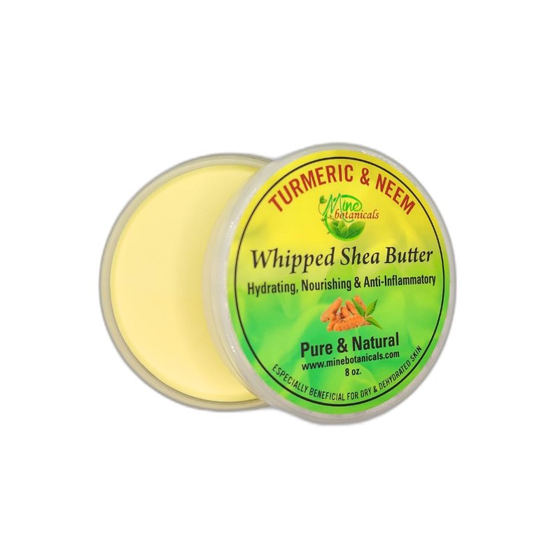 Mine Botanicals Whipped Shea Butter Turmeric 8 oz