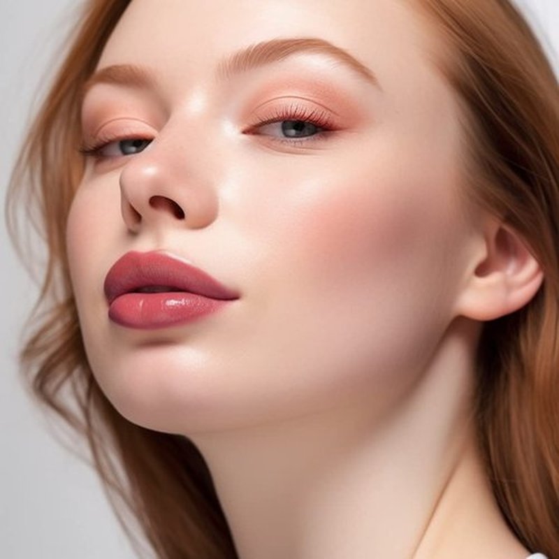 READY TO SHINE Newest Matte Vegan Lipstick with Creamy Satin Finish, Neutral Peach with Rose Tone Lip Color -CRUSH ON YOU (329-Now And Forever)