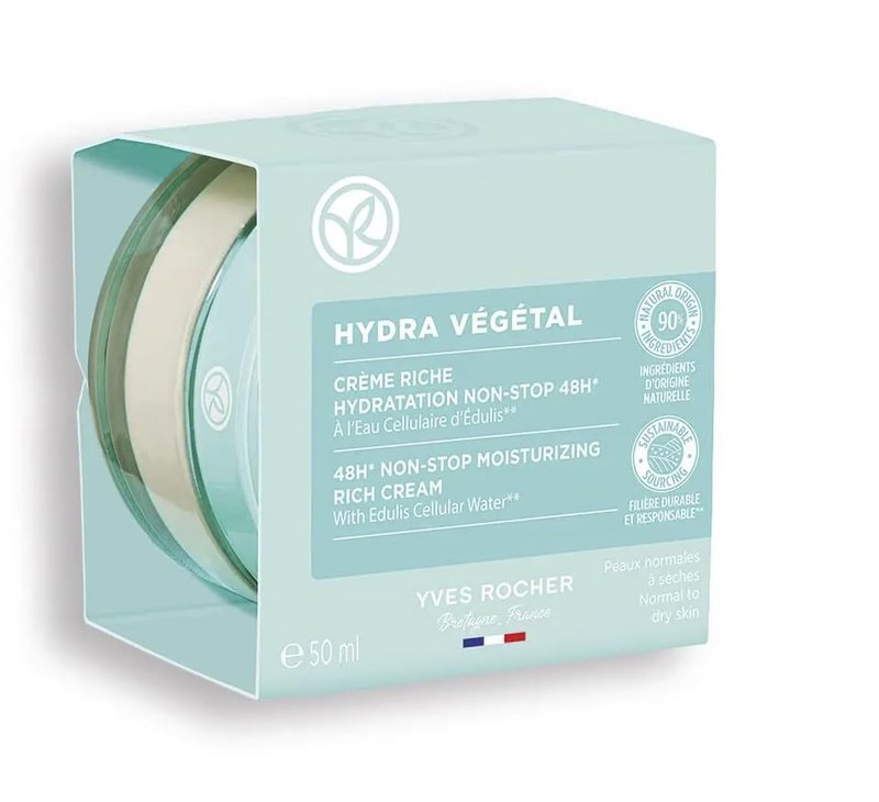 Yves Rocher Hydra Vegetal 48h Non-Stop Hydration Cream 50 ml./1.7 fl.oz.