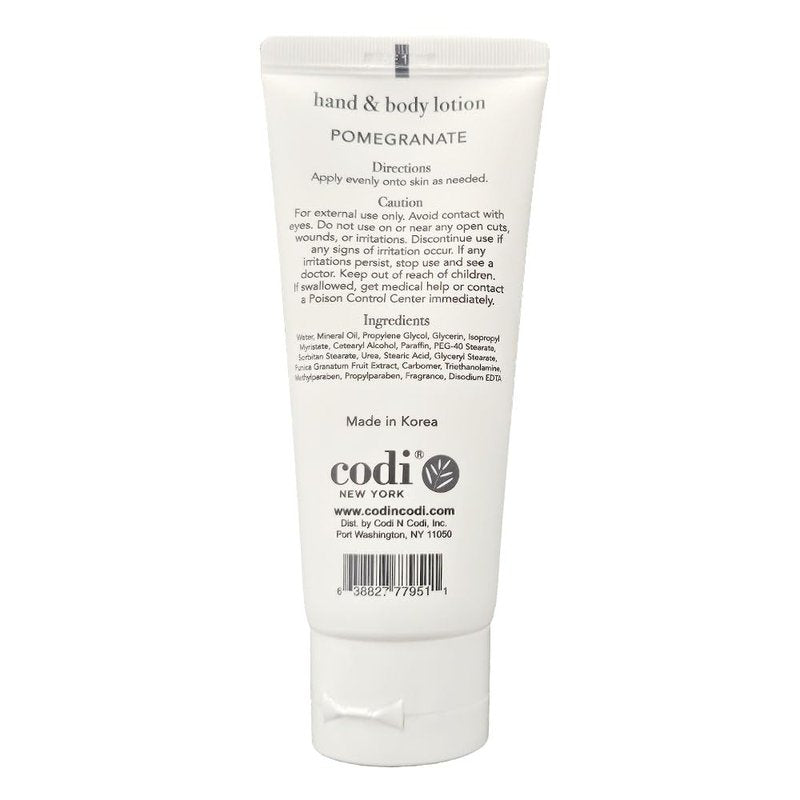 CodiNCodi Hand & Body Lotion - Hydrating Pomegranate Moisturizer | 750 ml Bottle & 2 Tubes, Non-Greasy Formula for All Skin Types