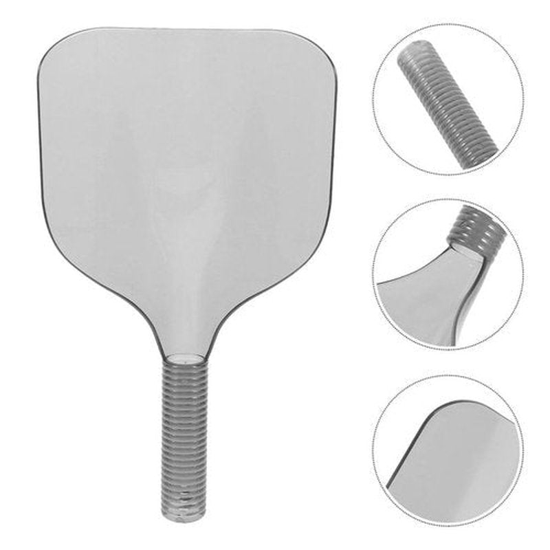 NOLITOY 2pcs Barber Shield, Plastic Haircut Cover Mask Protector Masks for Salon Hairdressing Makeup (Blackish)