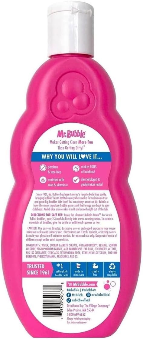 Mr Bubble Bubble Bath Original 16 Ounce (Pack of 6)