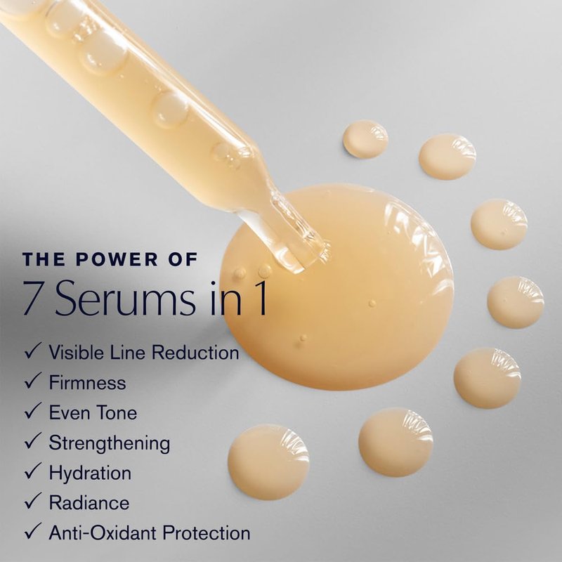 Estée Lauder Advanced Night Repair Face Serum Synchronized Multi-Recovery Complex with Hyaluronic Acid & Peptides | Anti Aging & Hydrating Serum, Travel Size, 0.23 Fl Oz