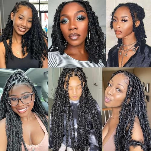 ZRQ 24 Inch Springy Afro Twist Hair 8 Packs Wine Red Marley Crochet Braiding Hair For Distressed Locs Synthetic Pre-Separated Spring Twist Hair Extension For Black Women 8 Strands/Pack (BUG#)