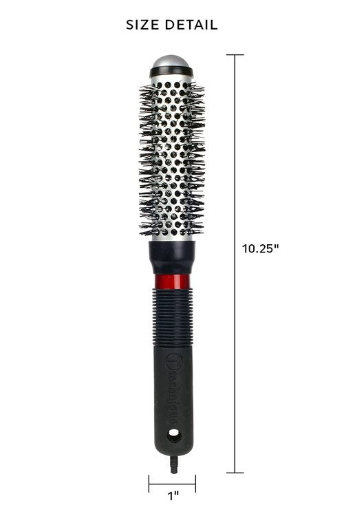 Cricket Thermal Hair Brush #310 1” for Blow-Drying, Curling, and Styling – Heat-Retaining Barrel with Anti-Static Tourmaline Bristles, Round Thermal Brush, Ideal for All Hair Types