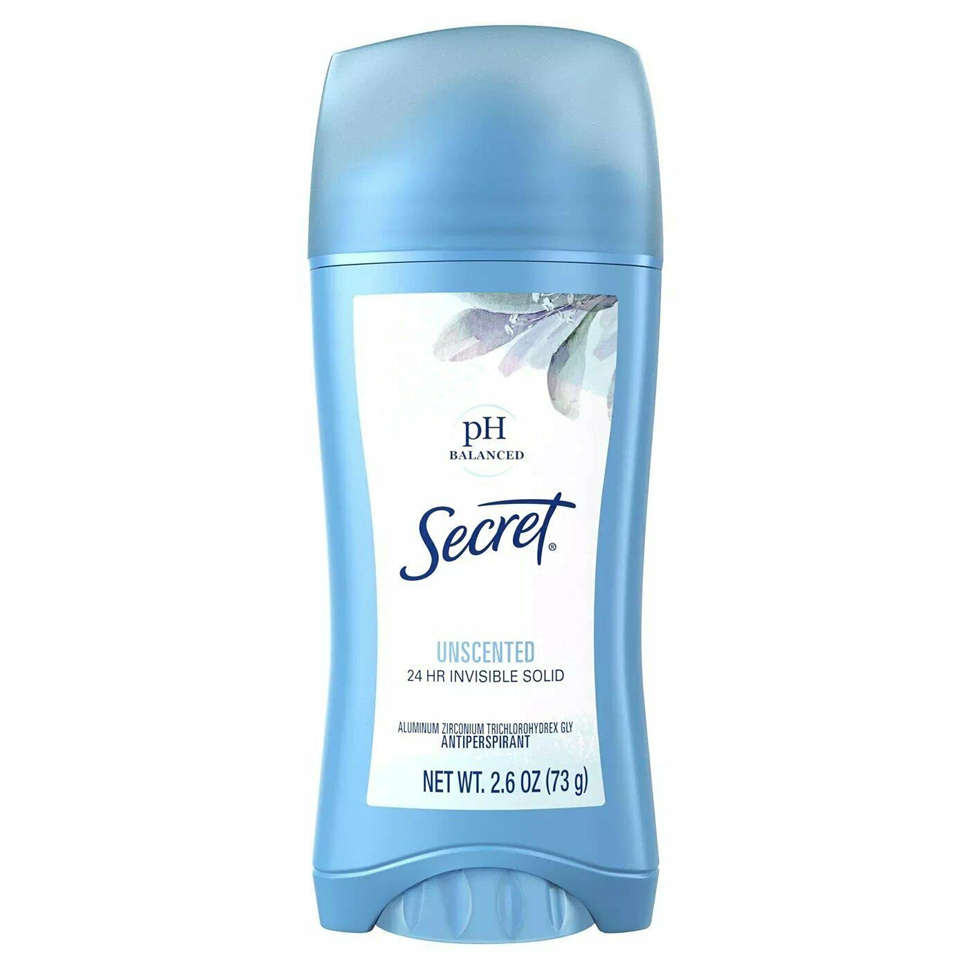 Secret Anti-Perspirant Deodorant Invisible Solid Unscented 2.60 oz (Pack of 4)