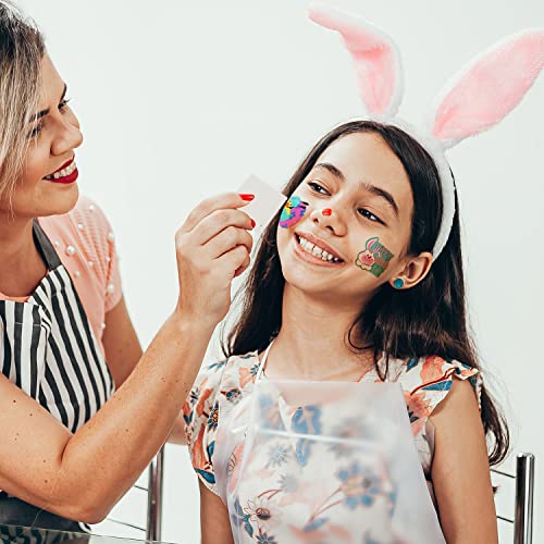 Easter Basket Stuffers for Kids, 144 Pack Easter Tattoos for Kids, Individual Temporary Tattoos Easter Themes, Fake Tattoo Stickers, Egg Fillers, Easter Treats, Easter Toys, Easter Basket Essentials