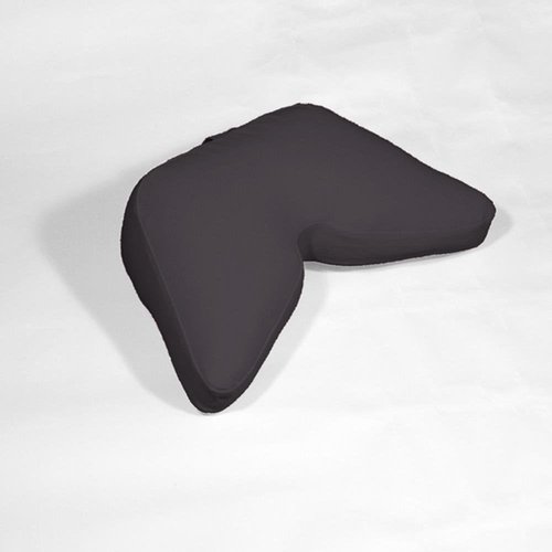 Bubbletastic Cosmic Cushion Meditation Pillow - Regular Size: 22" x 15" x 6.5" (Charcoal)