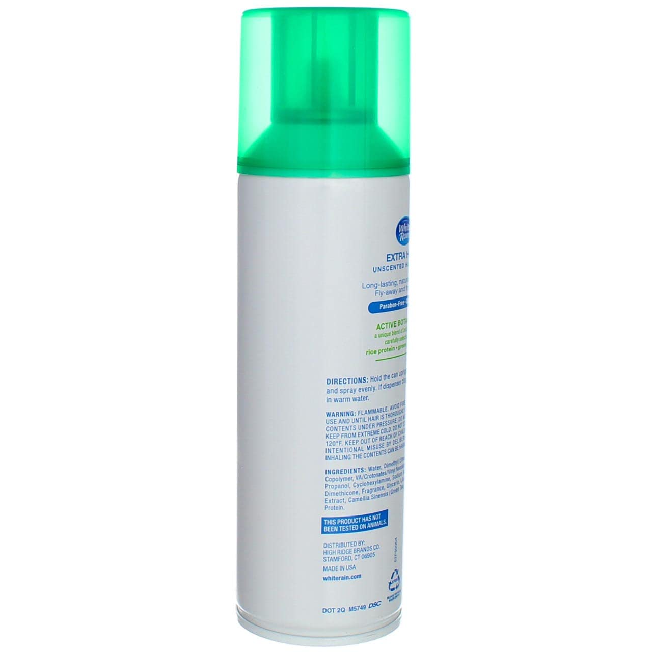 White Rain Hairspray Extra Hold Unscented, 7 oz (Pack of 8), Aerosol Hairspray for Women & Men, Humidity Resistant, Fragrance-Free, Non-Sticky, Finishing Hair Spray Extra Hold for All Hair Types