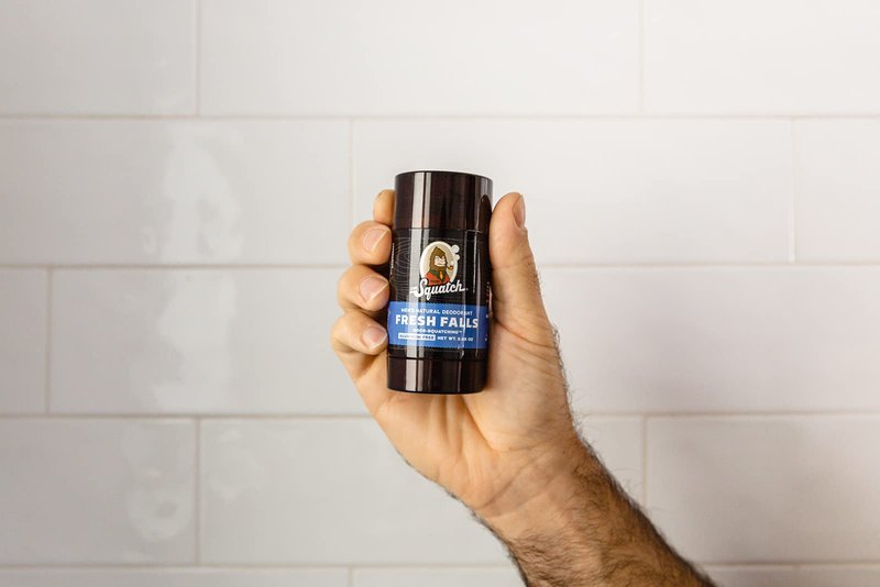Dr. Squatch Natural Deodorant for Men - Odor-Squatching Aluminum Free - Fresh Falls (2.65 oz)