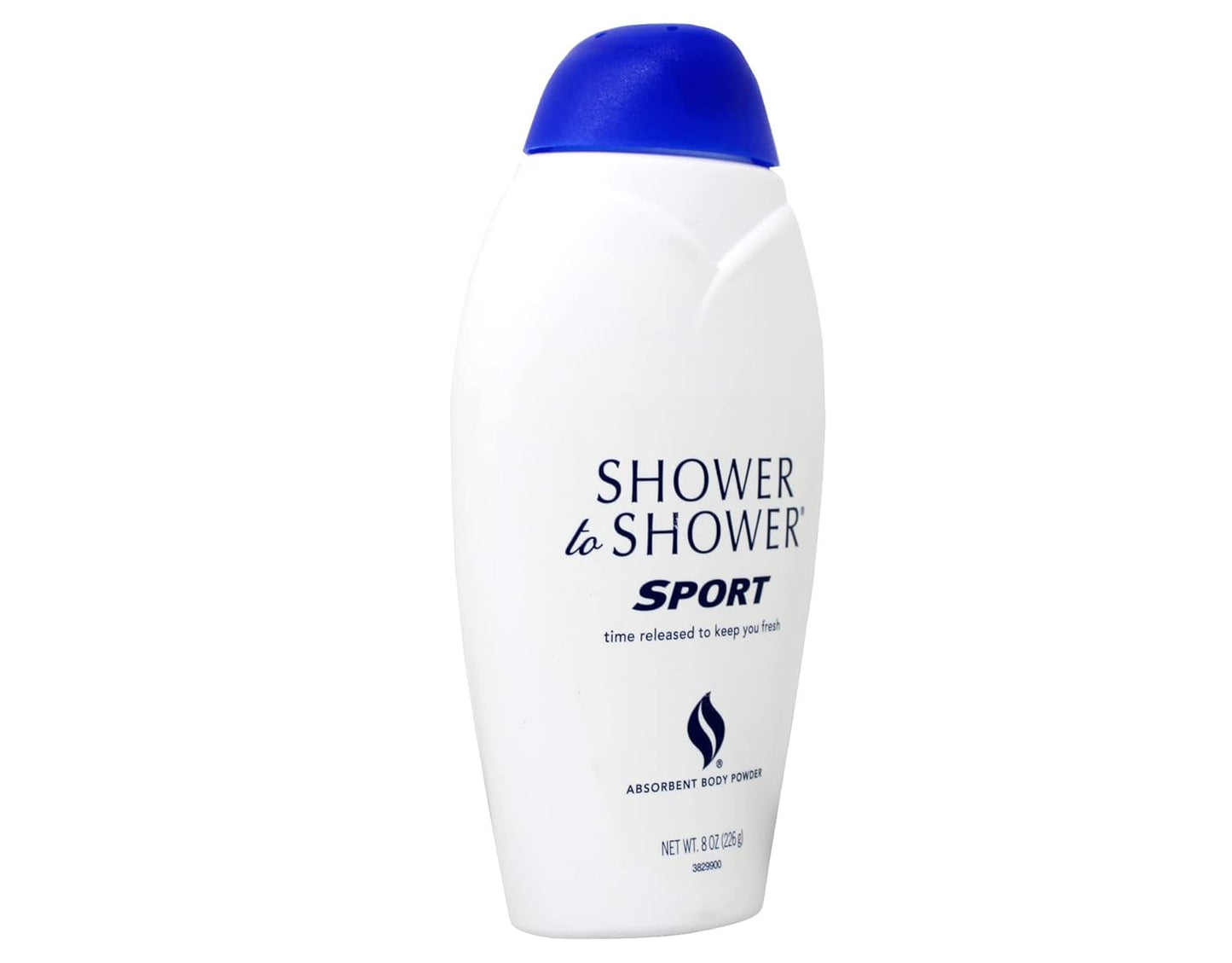 Shower to Shower Sport Absorbent Body Powder 8 oz (Pack of 6)