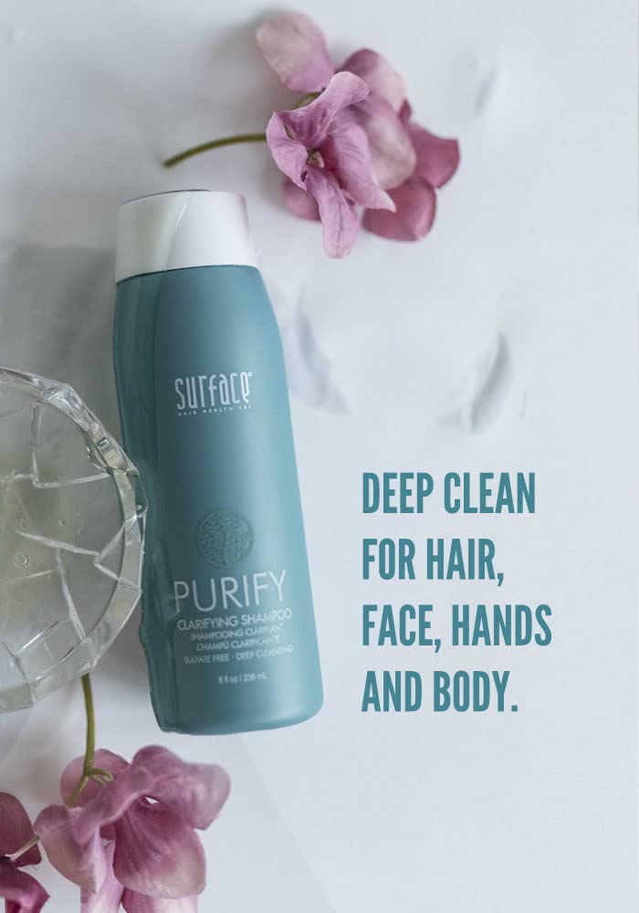 Surface Hair - Purify Clarifying Cleansing Shampoo - Clarify, Deep Cleanse, Sulfate Free