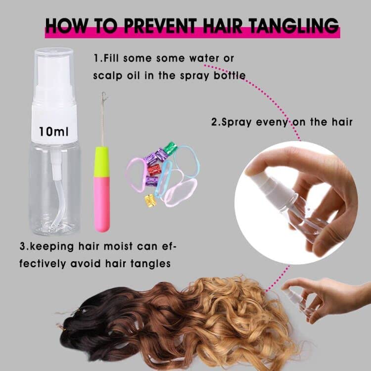 Amir Hair 8 packs French Curls Braiding Hair 20 Inch Loose Wave Braiding Hair Pre Stretched Synthetic Hair Extensions (C14) …