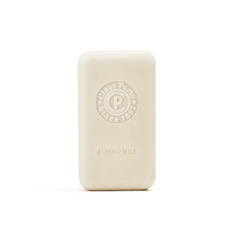 Claus Porto - Double Almond Milk Body Soap for Men + Women | Revitalizing, Cleansing, Nourishing | Handcrafted, Aromatic, Comforting (150g | 5.3 oz)