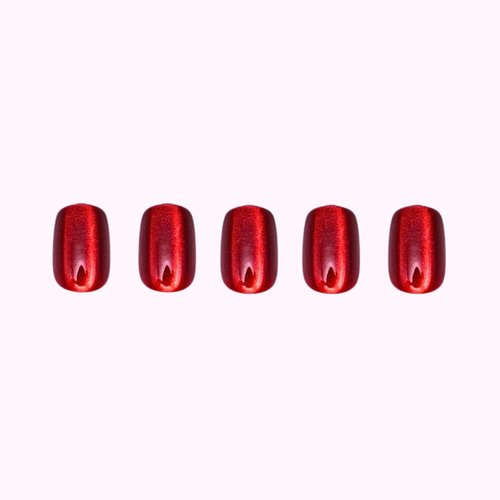 Lopotichat Ultra-Resistant Gel Press-On Nails Set - 30 Nails in 15 Sizes for Perfect & Natural Fit - Reusable Manicure for DIY Salon-Quality Nails at Home (Velvet Dreams)
