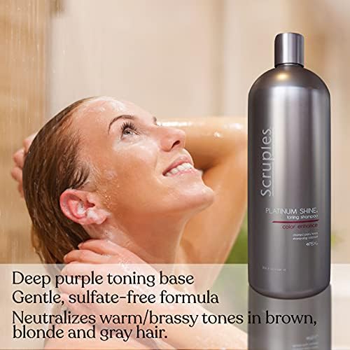 Platinum Shine Shampoo by Scruples - 8.5 oz | Nourishing Hair Care for Radiant Shine